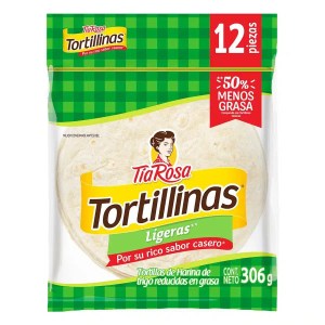 Tortillinas Tía Rosa Ligeras 12 piezas 306 grs