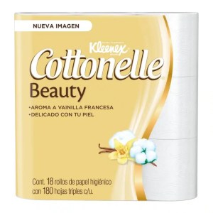 Papel Higiénico Kleenex Cottonelle Beauty 18 Rollos