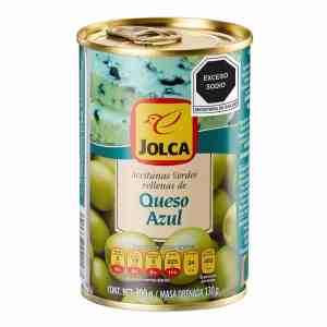 Aceitunas verdes Jolca rellenas de queso azul 300 g