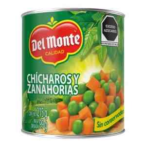 Chícharos y zanahorias Del Monte 215 g