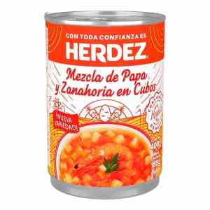 Mezcla de papa con zanahoria Herdez en cubos 400 g