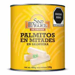 Palmitos en salmuera San Miguel en mitades 400 g
