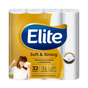 Papel Higiénico Elite Soft & Strong 32 Rollos