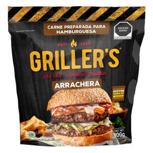 Carne para Hamburguesa Arrachera Griller´s 900g