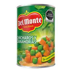 Chícharos y zanahorias Del Monte 410 g