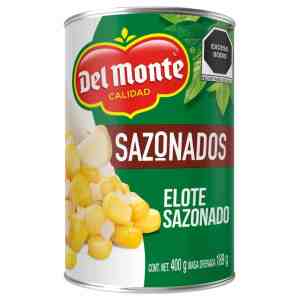 Granos de elote Del Monte sazonados 400 g