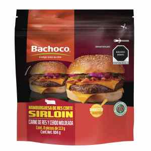Hamburguesa de Sirloin Bachoco 904g