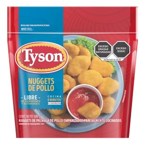 Nuggets Tyson Pechuga de Pollo Precocidos 500g