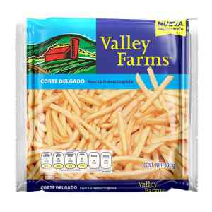 Papas Congeladas Valley Farms Corte Delgado 400g