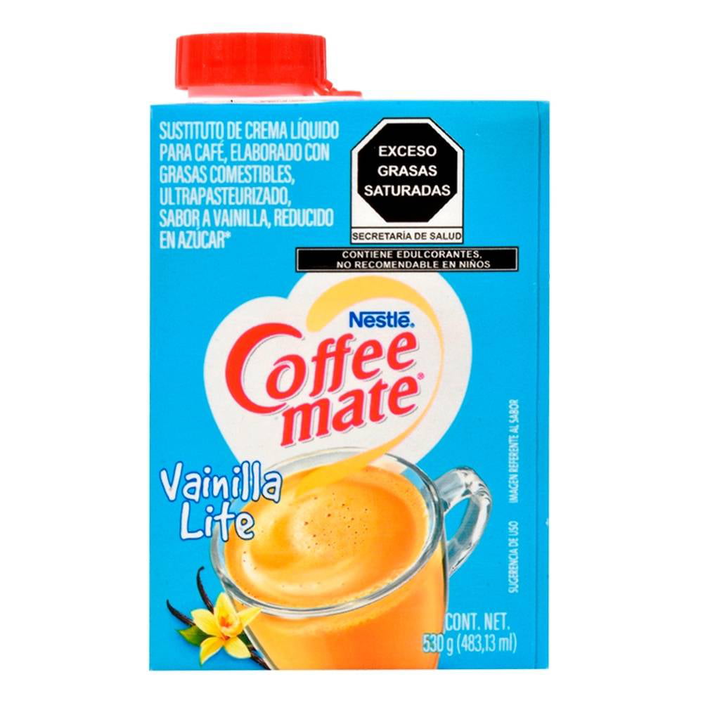 Precios Sustituto de Crema para Café Coffee Mate Líquido sabor Vainilla  Lite 530 grs - Compara y Ahorra - SuCom