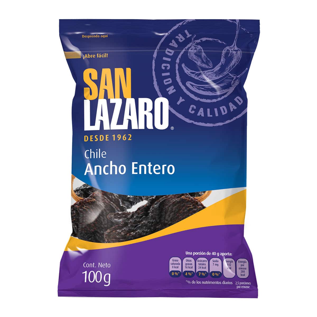 Precios Chile San Lázaro Ancho Entero 100 grs Compara y Ahorra