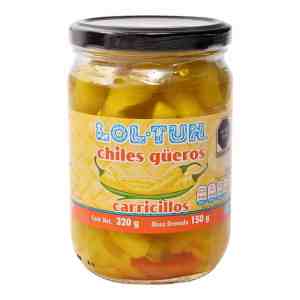 Chiles güeros Lol-Tun carricillos 320 g