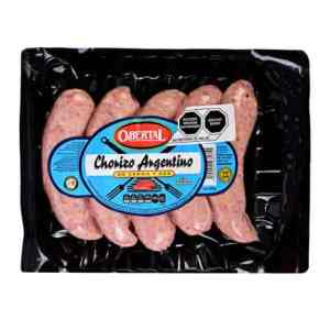 Chorizo Argentino Obertal Cerdo y Res 550 g