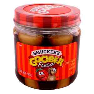 Crema de Cacahuate con Mermelada Smucker's Goober Fresa 340g