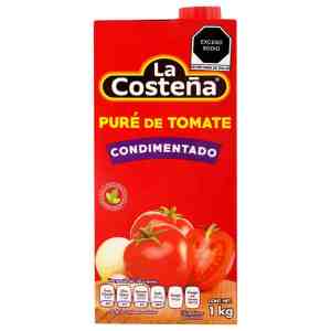 PURE DE TOMATE CONDIMENTADO LA COSTEÑA TETRAPACK 1 KG