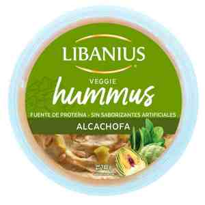 Veggie Hummus Libanius Alcachofa y Espinaca 240g