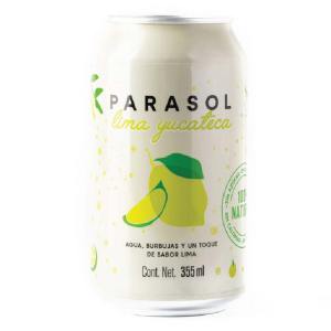 Agua Carbonatada Parasol Lima Yucateca 355ml