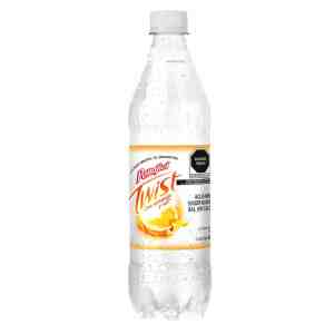 AGUA MINERAL NARANJA Y SAL TWIST PEÑAFIEL PET 600 ML