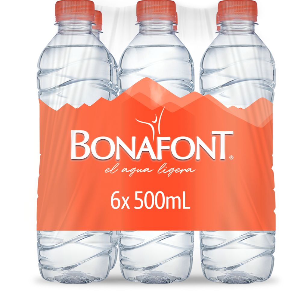 Agua Bonafont 1 Litro— Farmacia Santa Fe