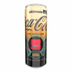 Refresco Coca Cola ultimate creations League of Leyends sin azúcar 355 ml
