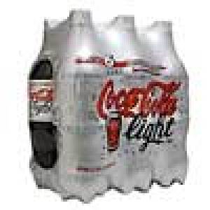 REFRESCO COLA LIGHT COCA COLA 6 PACK PET 1 LT