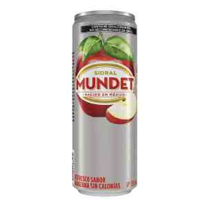 Refresco Sabor Manzana Sidral Mundet Light 6 Latas de 355ml c/u