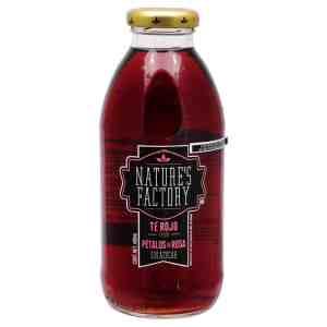 TE LISTO PARA BEBER ROJO PETALOS DE ROSA NATURE S FACTORY 485 ML