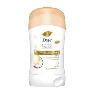 Antitranspirante Dove tono uniforme en barra coco para dama 45 g