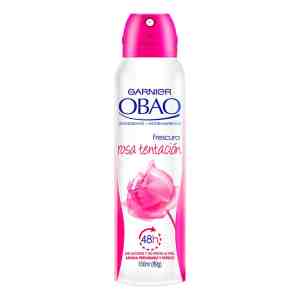 Antitranspirante en Aerosol Garnier Obao Frescura Rosa Tentación 89g