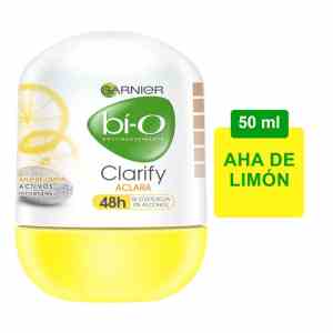 Antitranspirante Garnier Bí-O clarify aclara roll on para dama 50 ml