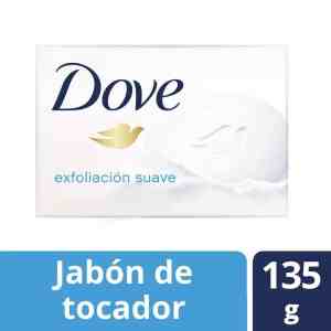 Jabón de tocador Dove exfoliación suave 135 g