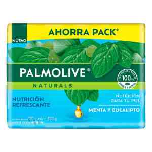 Jabón en Barra Palmolive Naturals Nutrición Refrescante 4 Piezas 120g
