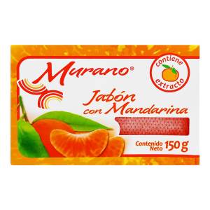 JABON EN BARRA MANDARINA MURANO 150 GRS