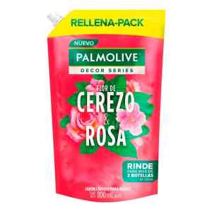 JABON LIQUIDO PARA MANOS FLOR DE CEREZO DECOR SERIES PALMOLIVE REPUESTO 800 ML