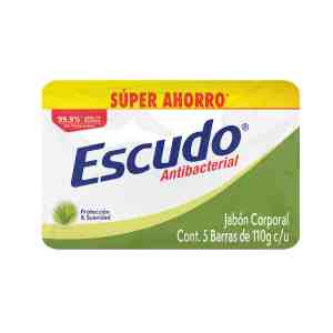 Jabon Verde 110Gr C/U Escudo 5.0 - Pza
