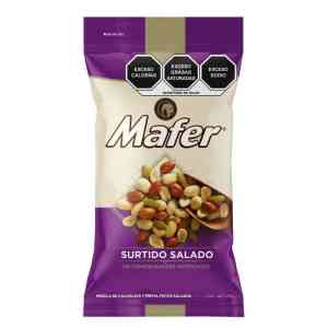 Mezcla de cacahuate Mafer surtido salado de 170 g