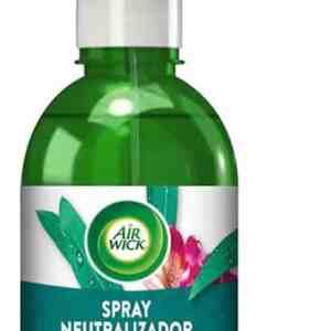Air Wick® Spray Neutralizador De Olores, Aroma Eucalipto y Flor de Fresia, 237 ml, Libre de Propelentes, Colorantes y Ftalatos