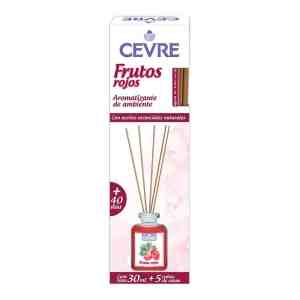 Aromatizante de ambiente Cevre frutos rojos 30 ml + 5 cañas de ratán