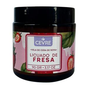 VELA AROMATIZANTE CEVRE BRISES LICUADO DE FRESA 1 PZA