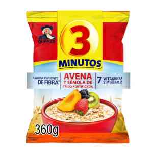 Avena Quaker 3 Minutos en bolsa 360 g