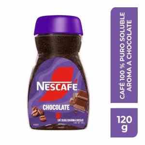 Café soluble Nescafé Clásico aroma a chocolate 120 g