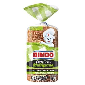PAN MULTIGRANO CERO CERO BIMBO BOLSA 340 GRS