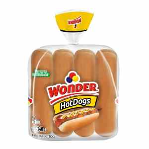PAN PARA HOT DOG MEDIAS NOCHES WONDER 8 PZA 340 GRS