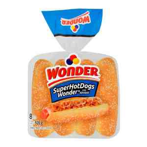 Pan Super Hot Dogs 8 Piezas 526g