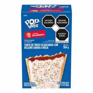 Pastelitos para tostar Kellogg's Pop Tarts Con relleno sabor fresa 384 g