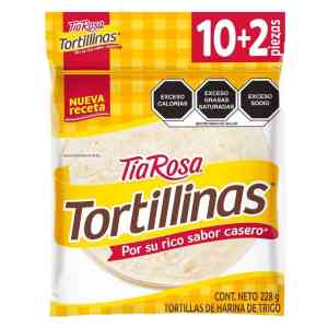 Tortillas de harina Tía Rosa tortillinas 12 pzas 228 g