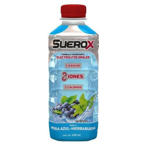 Fórmula Hidratante Suerox Adulto Mora Azul-Hierbabuena 630 ml